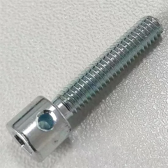 DIN 912/JIS B 1176/GB/T 70.1/ASME/ANSI B 18.3 M24 Steel Blue Zinc Plated Hex Socket Cylinder/Cap Head Screw with Hole/Hex Allen Key Bolt